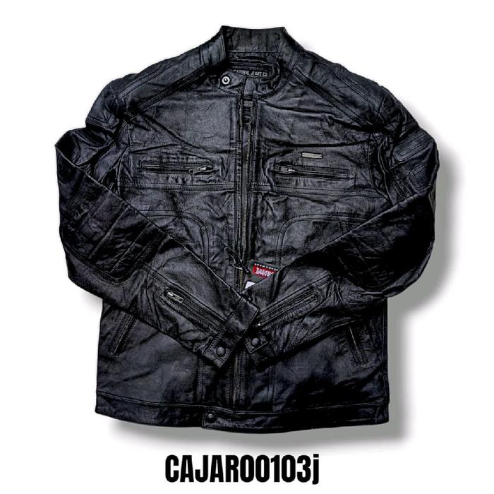 Jaket Kulit CARDINAL Original  Casual Classic || CARDINAL Original Leather Jacket || 0207 Fit Lembut
