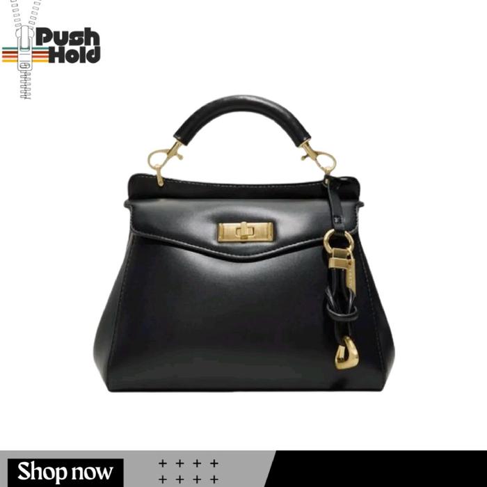 ALDO Top Handle KATIEBAG Top Handle - Black Overflow Tas Tangan Wanita Elegan dengan Desain Modern d