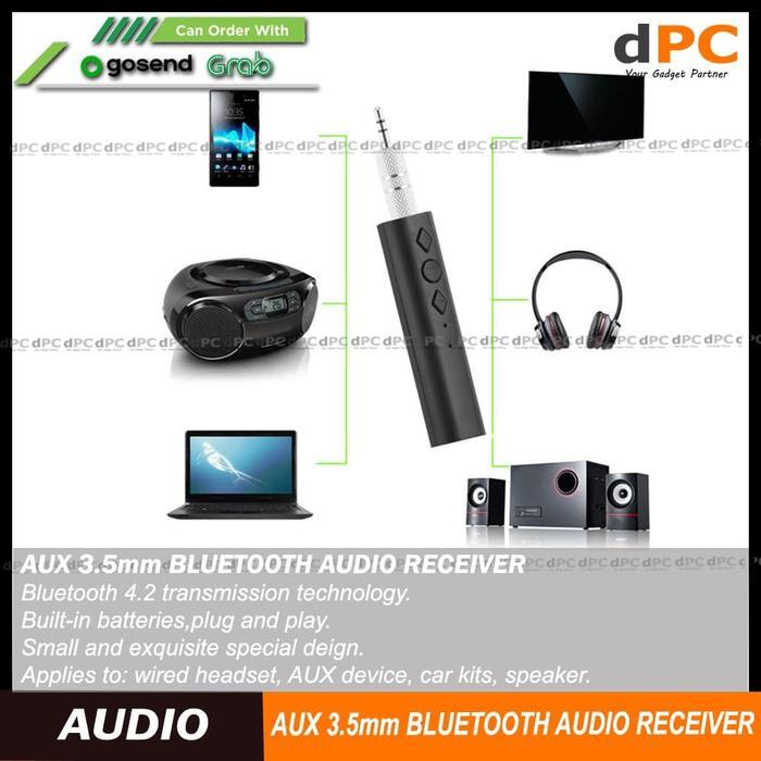 Bluetooth 3.5mm AUX Kit Wireless Audio Adapter Receiver