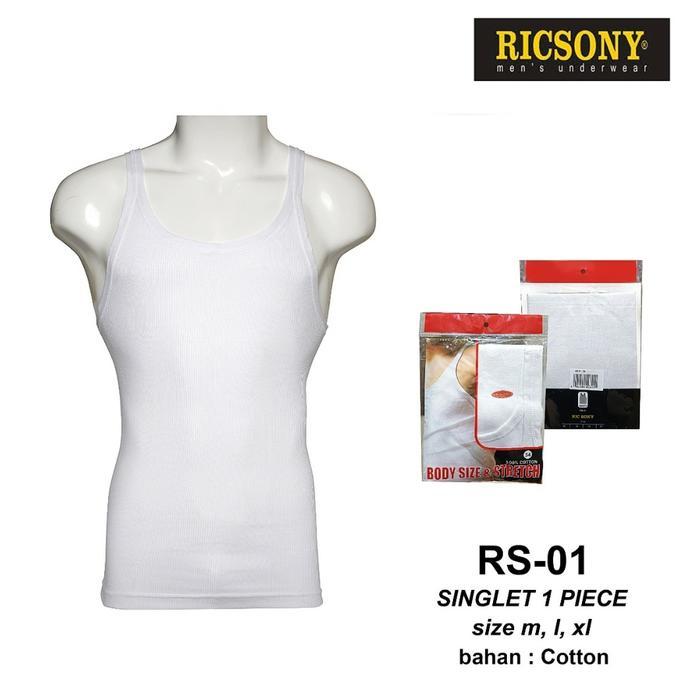 SINGLET PRIA RS01 RICSONY UKURAN L