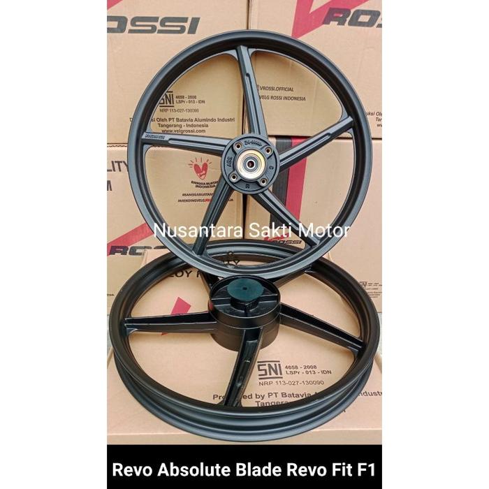 ( Revo F1 Fi Fit Revo X Absolute Blade Fit Injeksi ) Velg Velek Variasi Recing Standar Depan Belakan