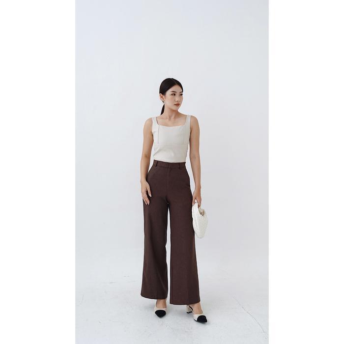 Beige Studio - Warren Pants | Celana Panjang HW Highwaist Wanita