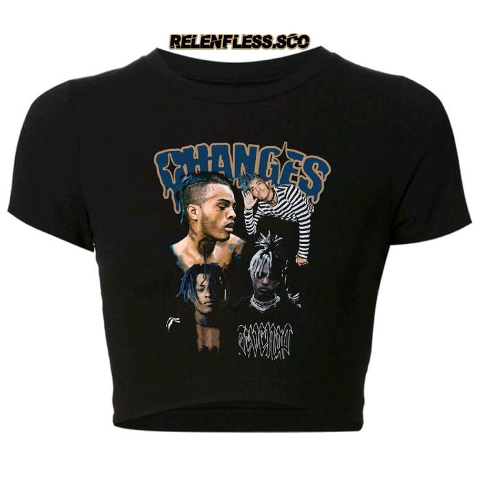 CROP TOP CHANGES | BAND METAL MUSIK ROCK | GRUNGE | CROPTOP | CROP TEE SLIM FIT STYLE Y2K VINTAGE AE