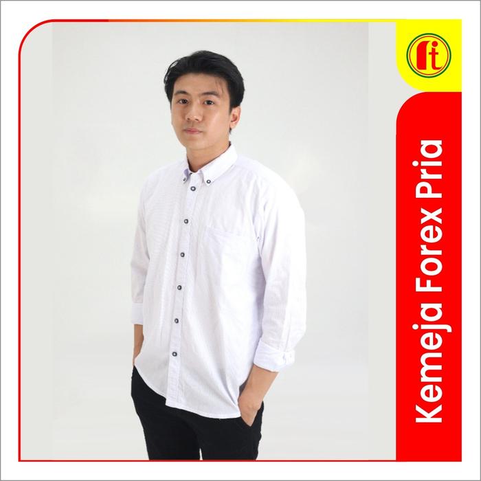 Kemeja Putih Forex Pria Dewasa - RITA