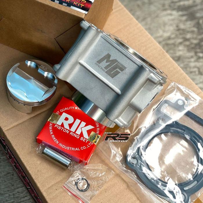PALING LARIS BLOK MX VIXION MX KING 62 63 65 66 68 70 72 MG RACING CERAMIC PISTON FJN FORGED