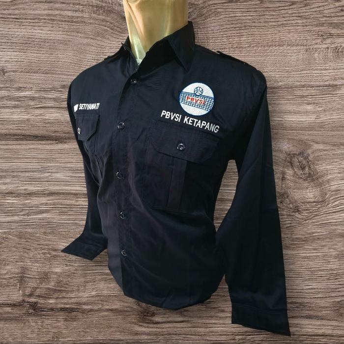 BAJU PBVSI panjang. atasan pria , pdh pbvsi Nyaman Logo Tebal