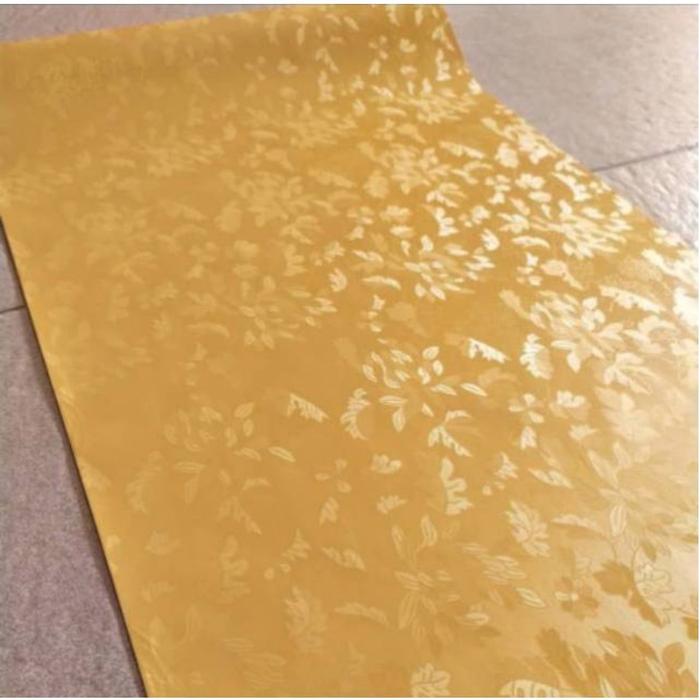 WALLPAPER DINDING Embos ukuran 45 cm x 10 M Motif EMBOSS GOLD GRANDE