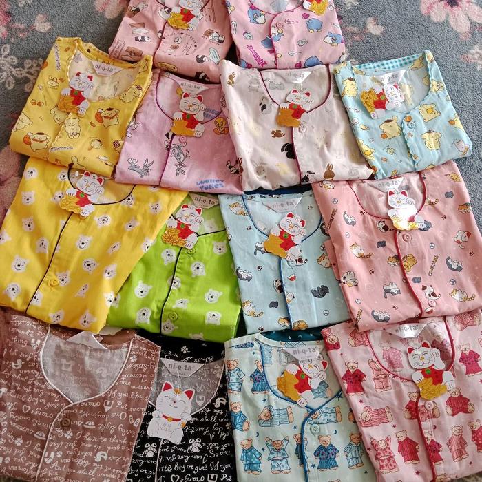 SALE!! Piyama Niqta Motif Lama/Baru Setelan