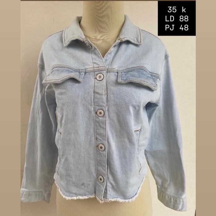PRELOVED JACKET JEANS WANITA