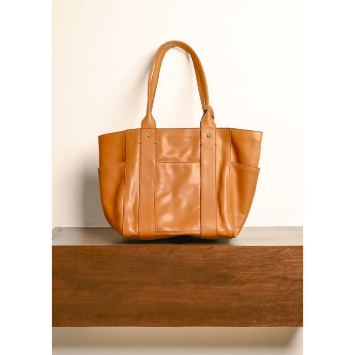 Kaynn - Pocket Totebag Brown