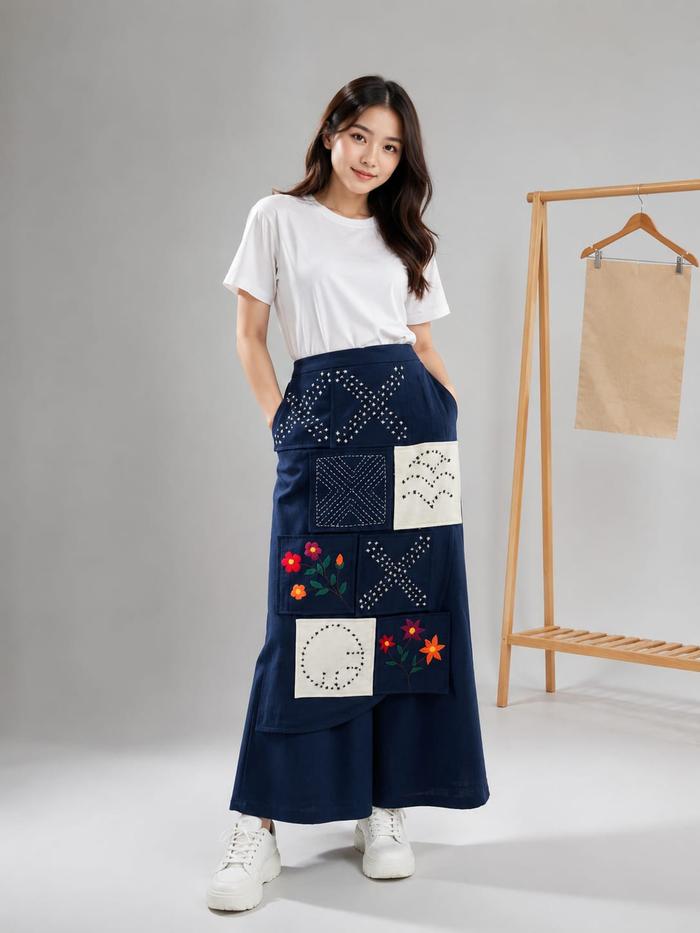 Emmy Thee || Semula Jadi Celana Look 6 ( Motif Selalu Berganti )