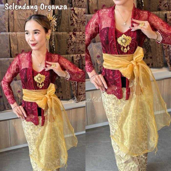 STARLIGHT BALI - Selendang Organza / Selendang / Selendang Kain