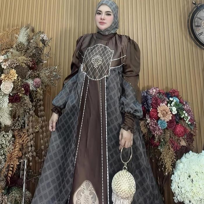 Ready Gamis set Hijab Scraft BY UCL SYARI