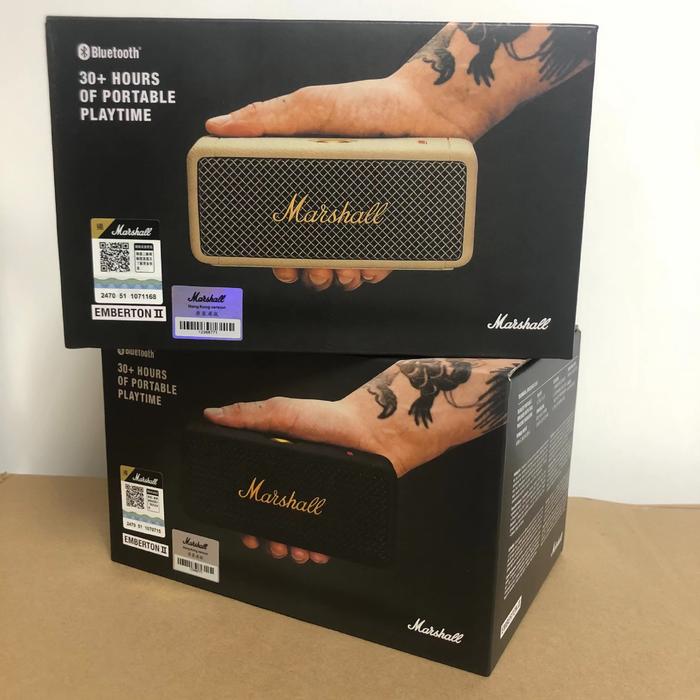 MARSHALL EMBERTON II Speaker Powerful Bass Audio Wireless Bluetooth