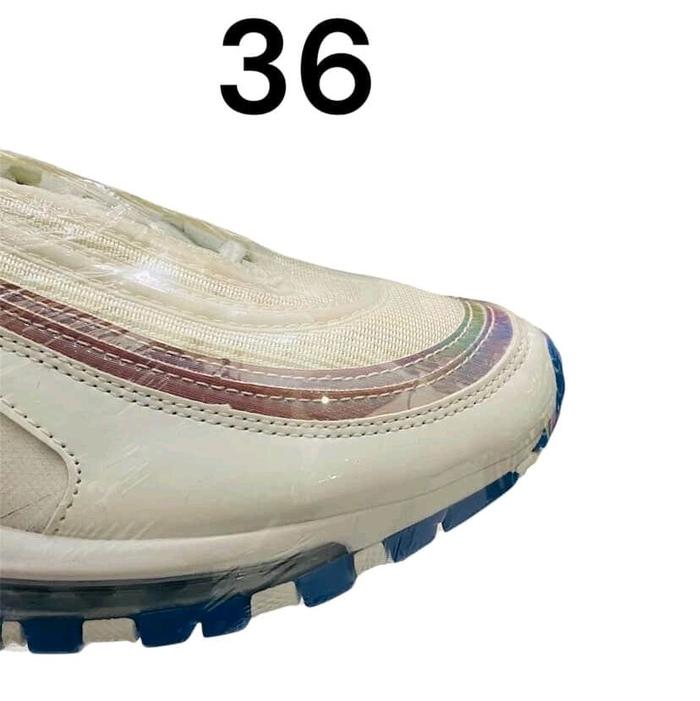 AIRMAX 97 White/Blue Rainbow Sepatu Pria dan Wanita Bisa Cod