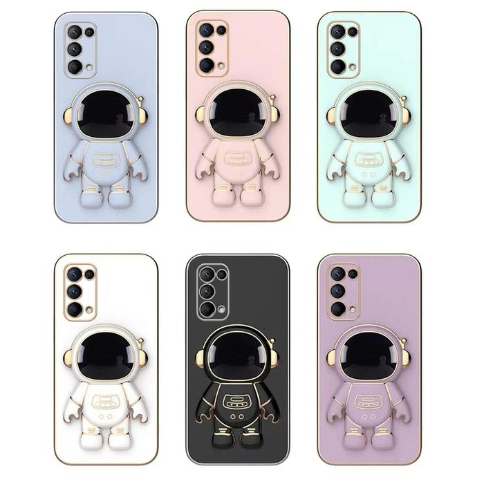 Astronaut Folding Stand Case For Xiaomi Redmi Note 11 10 10S 9 Pro