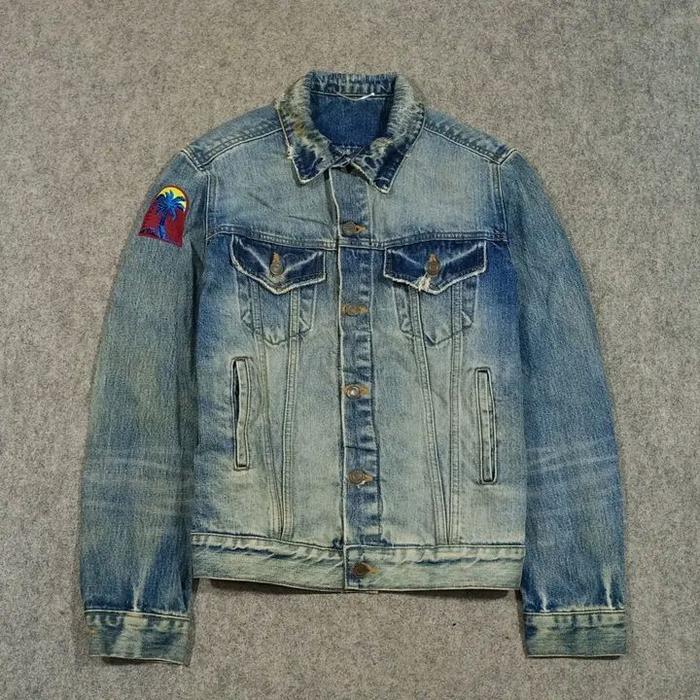 Jaket jeans pria SAINT LAURENT size M second