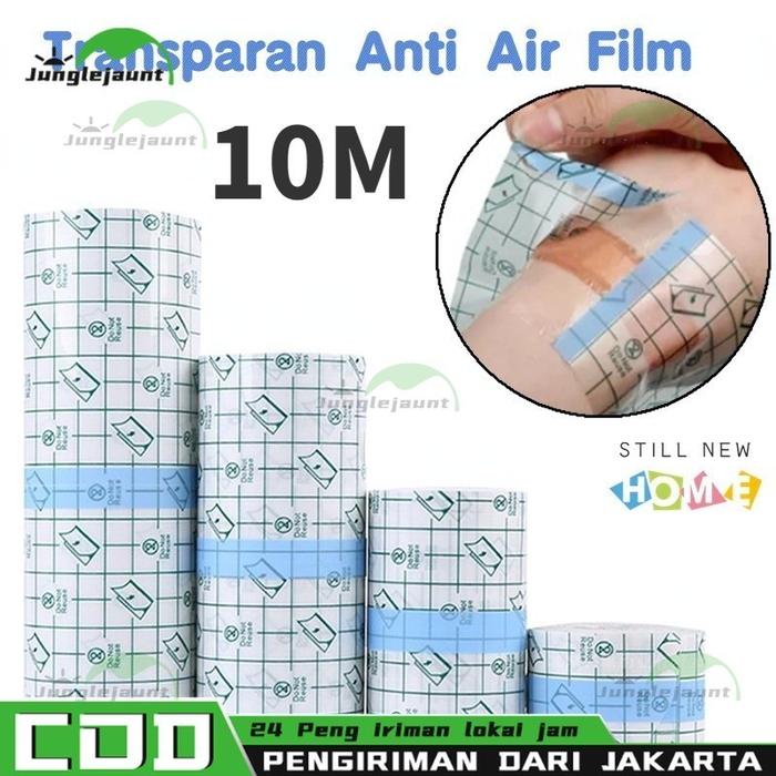 10M Plester Anti Air / Tranparent Film Dressing Roll / Anti Luka Plester / Pita Medis Anti Air / Tah