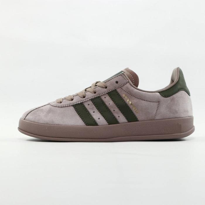SEPATU KASUAL BROOMFIELD RAW KHAKI GREEN BNIB FULL TAG BARCODE BAHAN LEATHER KULIT SUEDE Sneakers Ca