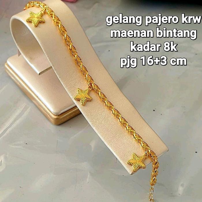 Gelang Pajero dengan Mainan Bintang