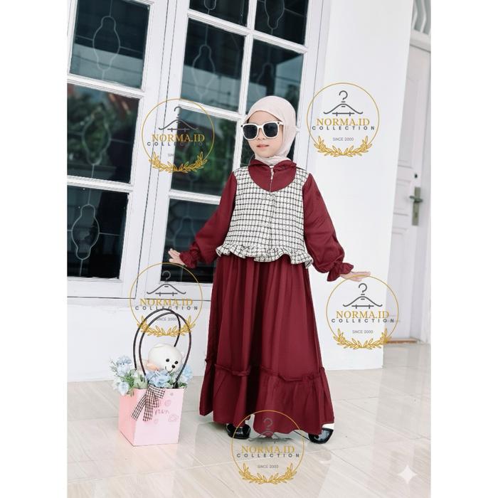 Ttan Kids Gamis Rompi Twil Anak Perempuan Gamis Anak Perempuan Gamis Anak Gamis Rompi Anak Lebaran