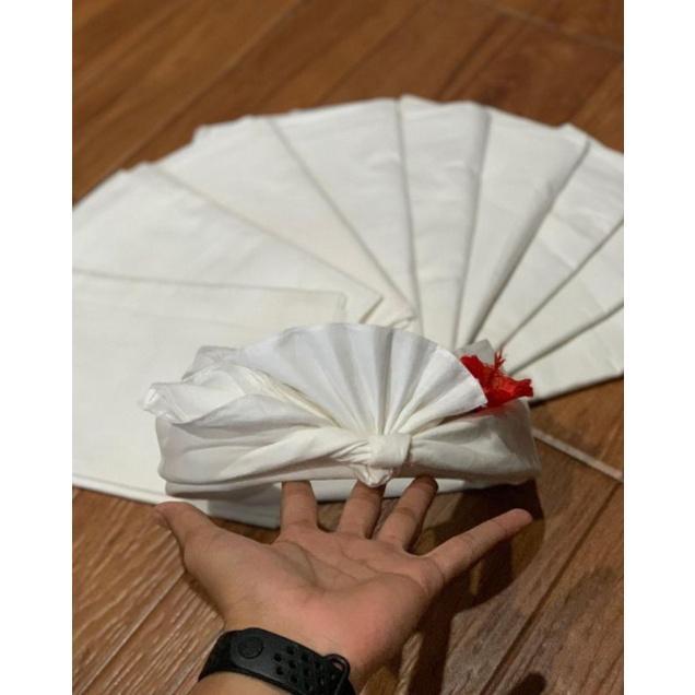 BEST Udeng Putih Rimpit Jadi / Udeng Putih Bali / Udeng Bali / Udeng Putih Jadi / Udeng Rimpit