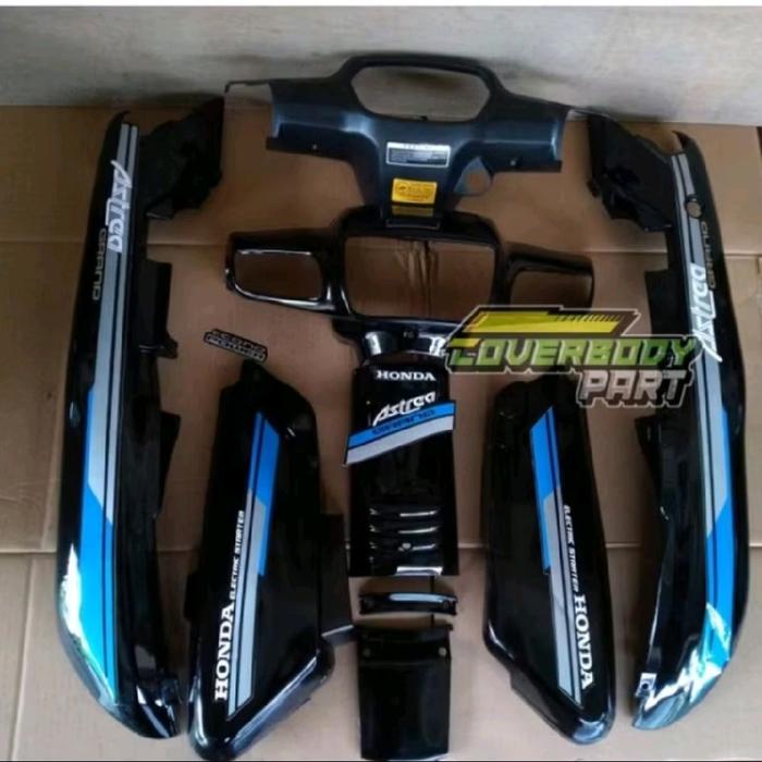 Honda Cover Body Set Astrea Grand Set Striping Original Part untuk Motor Honda Astrea Grand