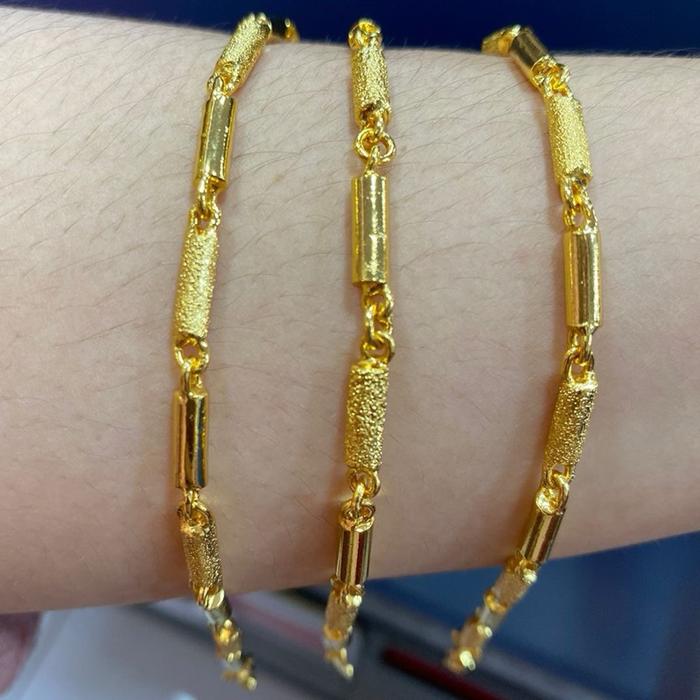 Gelang emas Crum kristal asli Aceh