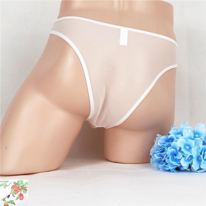 G String Pria Thong Sexy Hot Open Crotch Transparan Celana Dalam Pria Y050-