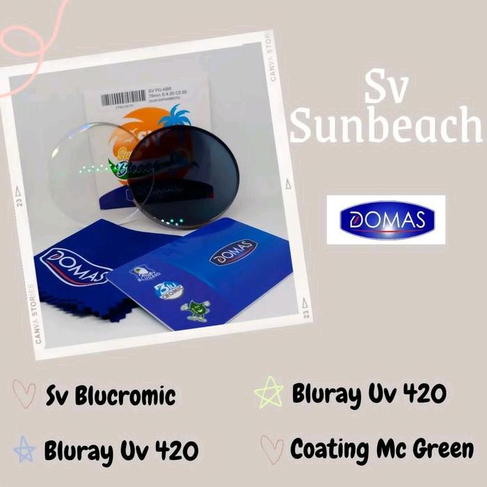 Domas Bluecromic sun beach MC Hijau