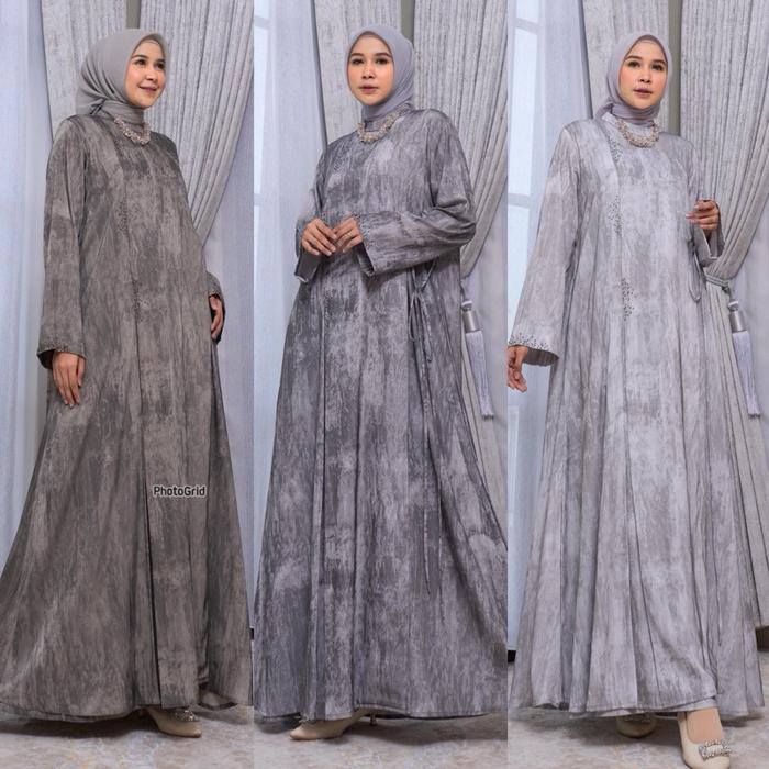 YASMINE DRESS BY MAREVI/GAMIS PREMIUM STD JUMBO/ KOLEKSI LEBARAN 2026