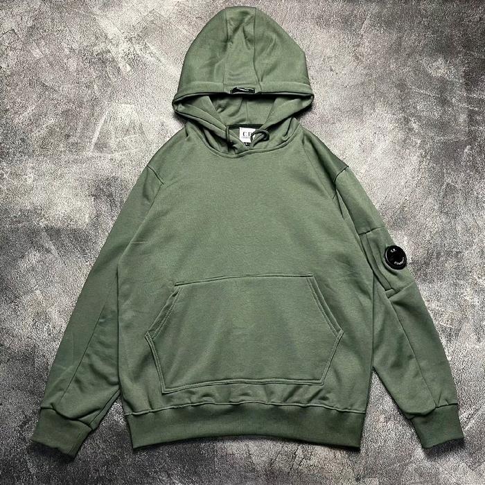 RF -  Gudangnya  HOODIE CP COMPANY RAISED| L - XXL | Bahan Fleece Tebal | Sweater | Full Bordir  |Su