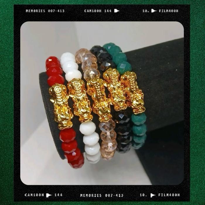 Gelang Manik Ceko Xuping Emas Naga Best Seller