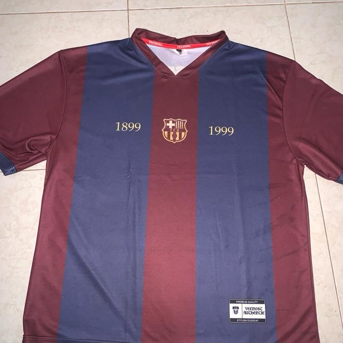 Jersi Vintage Barcelona 1899-1999 Edisi Klasik
