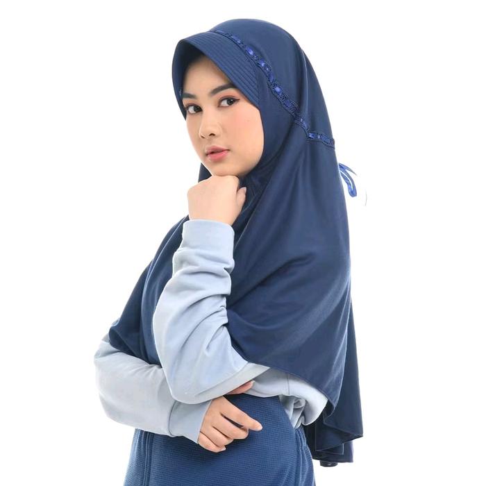 Kerudung Sekolah Rabbani Hemy, Kerudung Serut Atas Rabbani Asli