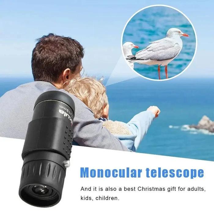 Teleskop Monokuler Mini 10x Zoom Variabel HD Night Vision Portabel Tahan Air