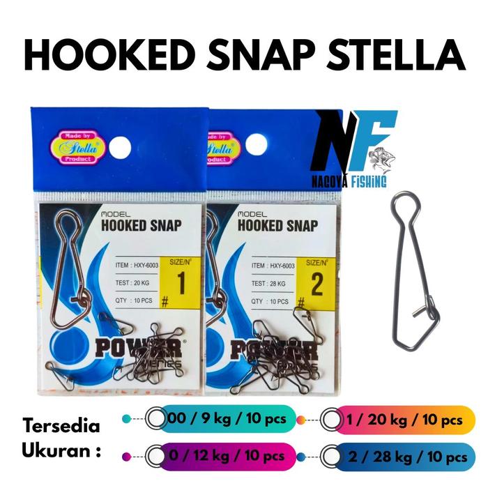 Hooked Snap Stella Peniti Pancing