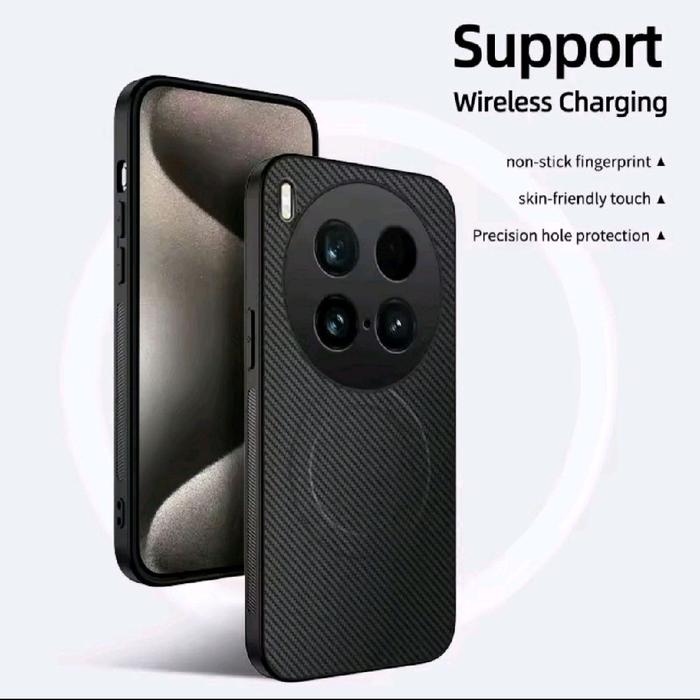 Case Magnetic Carbon AntiCrash For Vivo X300 Ultra Protector PREMIUM QUALITY