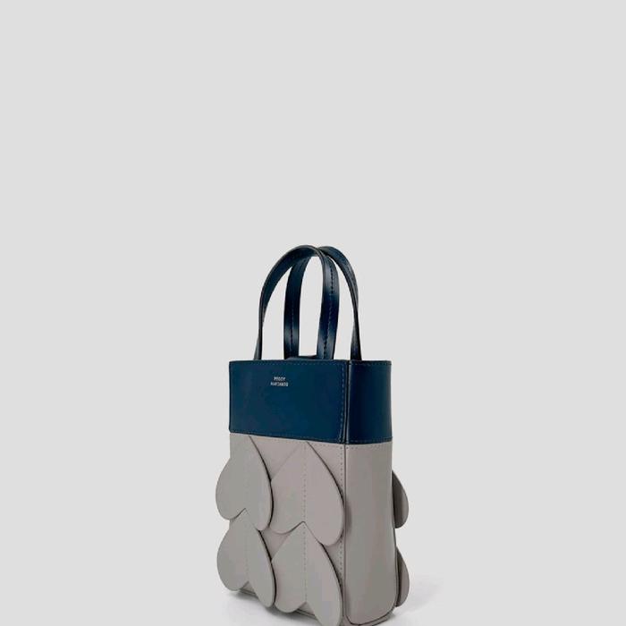 PEGGY HARTANTO axil bag in marine/stone