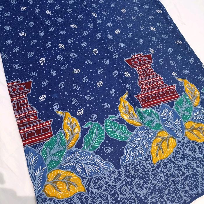 Kain batik cap malam dingin motif Menara 07