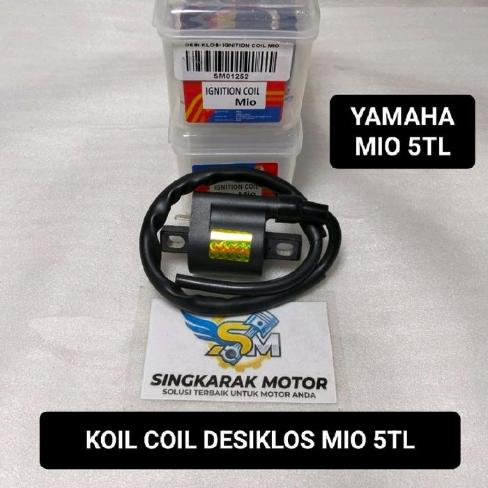 KOIL COIL DESIKLOS IGNITION KOIL YAMAHA MIO MIO SPORTY MIO SMILE FINO MIO KARBU 5TL RIKO ORIGINAL