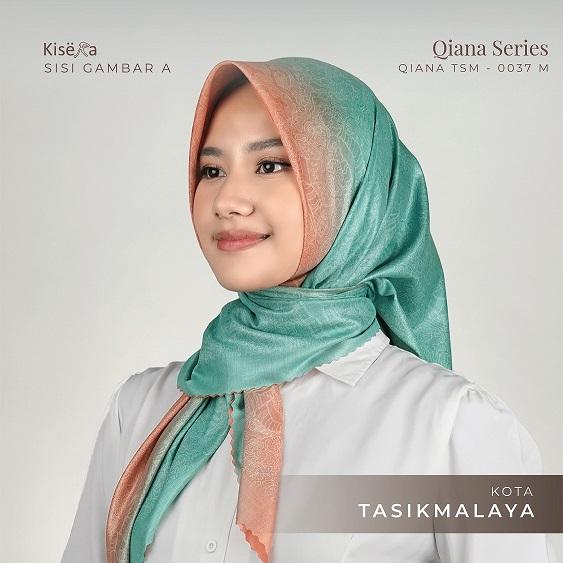 Qiana Padang 0037 M | Kerudung Hijab 4 Warna 1 , Jilbab Praktis Cantik | Voal Muslim