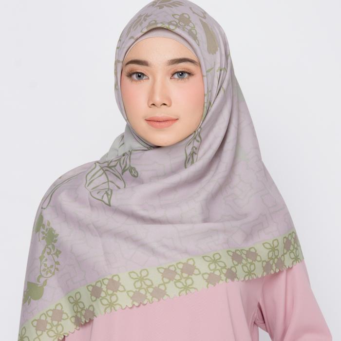 ZM Zaskia Mecca - Cendana Dove Scarf - Romansa Khatulistiwa | Kerudung Jilbab Muslim Square -Jilbab 