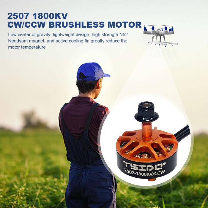 1800KV FPV Drone Brushless Motor Spare Parts CW/CCW Racing FPV