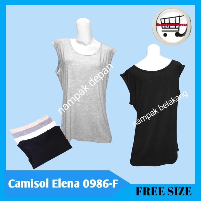 Camisol wanita jumbo Elena 0986 Free size || isi 1pcs || Modal Lenzing