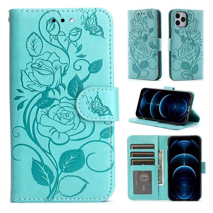 Flower pattern Wallet Leather Case For oppo A54 A54s A72 A74 A93 A94