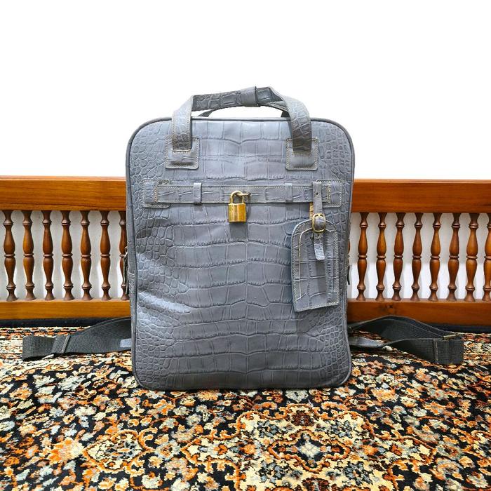 tas ransel kulit asli general idea G.IDEA leather backpack