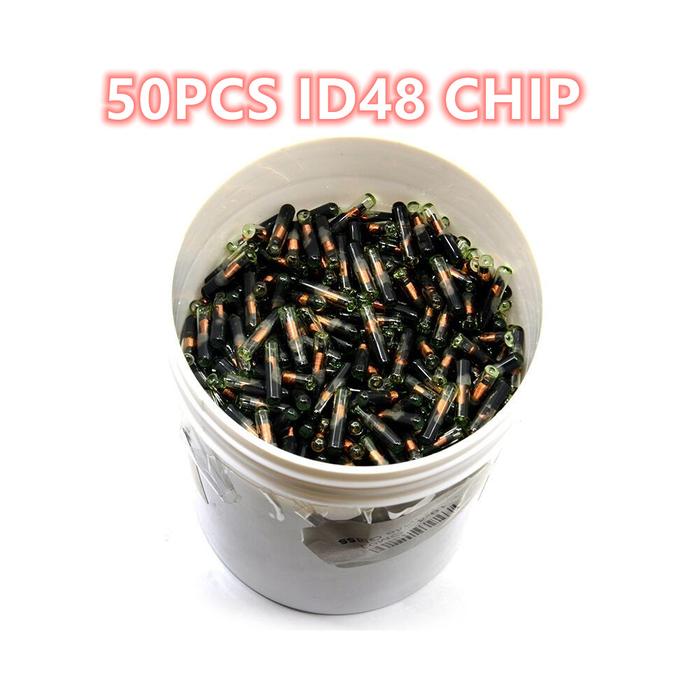 50pcs aftermarket ID48 transponder chip Car Key Chip Blank OEM ID48 Chip Auto Transponder Chip Glass