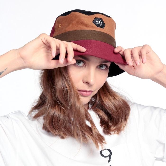 Rckls. Bucket Hat Rainbow | Topi Distro | Topi Bucket #Premium