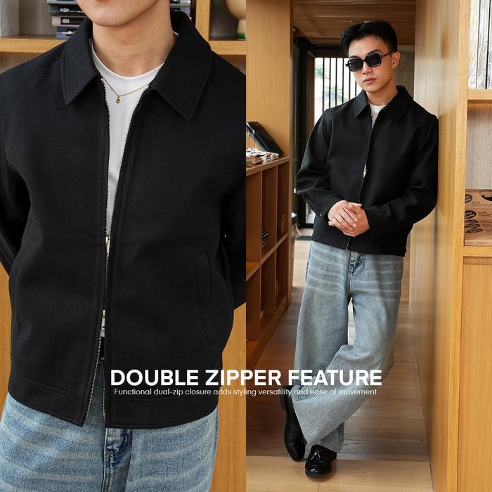 Wool Fiber Jacket Signore
